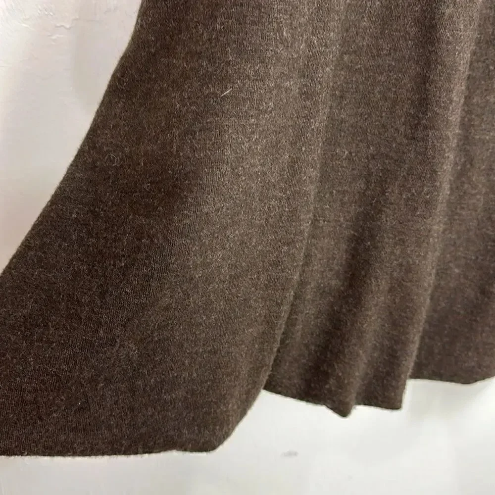 Marc By Marc Jacobs Vintage Brown Wool Blend Long Sleeve Dress Size M